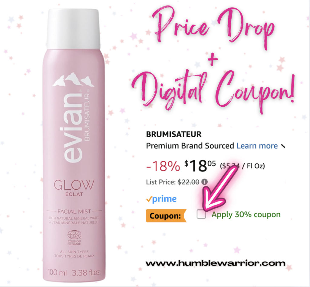 The Evian Glow Facial Mist!